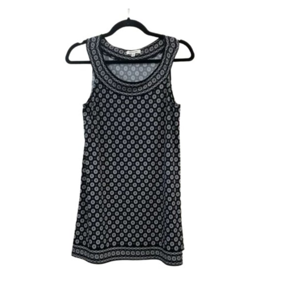 MAX STUDIO | Tunic Tank top | Black & White | Small | Leggings Shirt